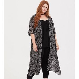 Torrid Harry Potter Baroque Snape Chiffon Kimono